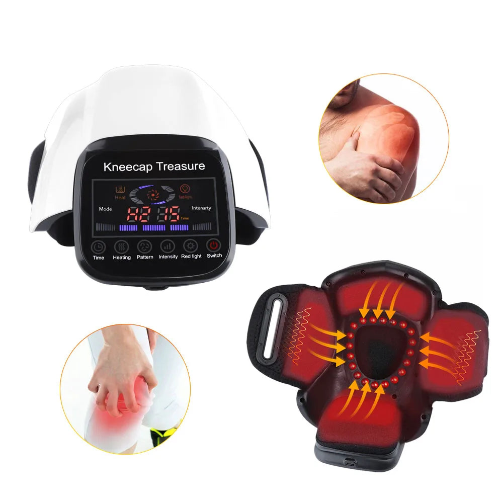 3-in-1 Infrared Heating Knee, Shoulder, and Elbow Air Pressure Massager.