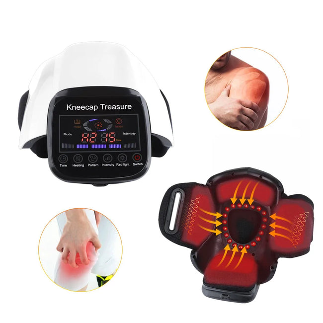 3-in-1 Infrared Heating Knee, Shoulder, and Elbow Air Pressure Massager. Main Image
