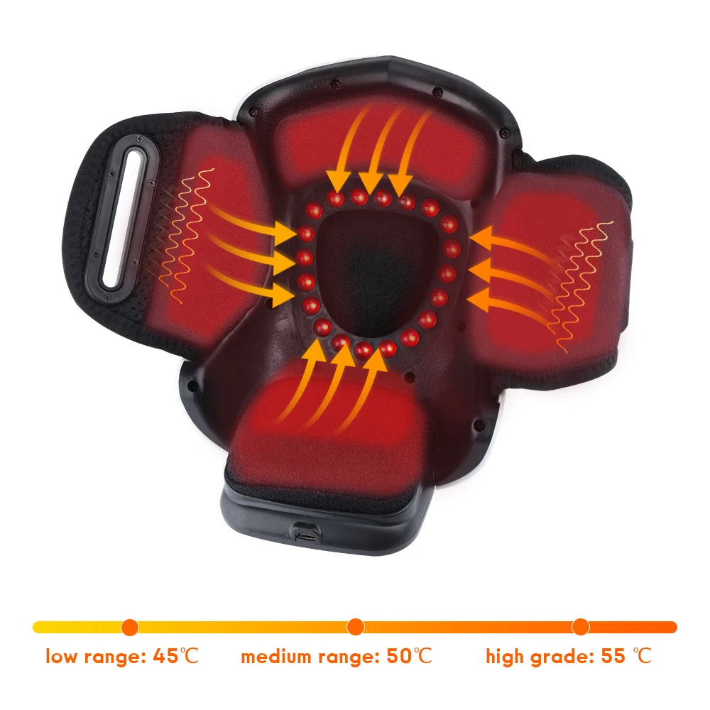 3-in-1 Infrared Heating Knee, Shoulder, and Elbow Air Pressure Massager.